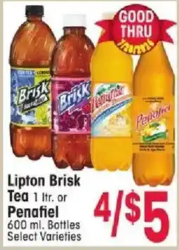 Jewel-Osco Lipton Brisk Tea or Penafiel offer
