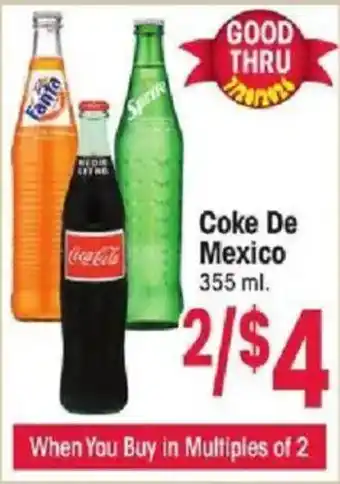 Jewel-Osco Coke De Mexico offer