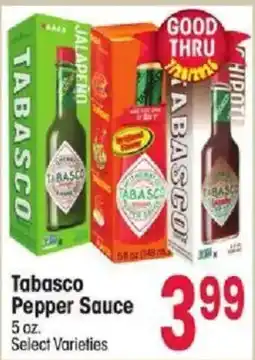 Jewel-Osco Tabasco Pepper Sauce offer