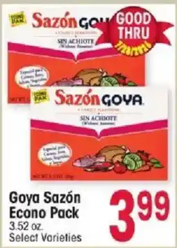 Jewel-Osco Goya SazΓ³n Econo Pack offer
