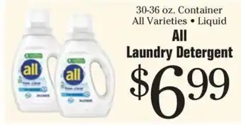 Morton Williams All laundry detergent offer