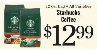 Morton Williams Starbucks coffee offer