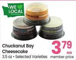 Safeway Chuckanut Bay Cheesecake offer