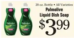 Morton Williams Palmolive liquid dish soap offer