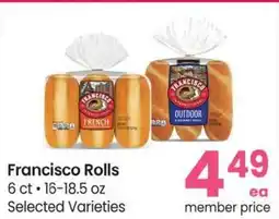 Safeway Francisco Rolls offer
