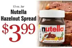 Morton Williams Nutella hazelnut spread offer