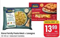 Safeway Rana Family Pasta Meal or Lasagna offer