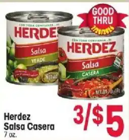 Jewel-Osco Herdez Salsa Casera offer