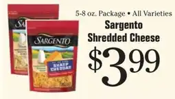 Morton Williams Sargento shredded cheese offer