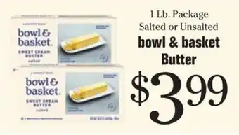 Morton Williams Bowl & Basket Butter offer
