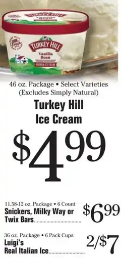 Morton Williams Turkey Hill Ice Cream offer