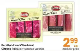 Safeway Beretta Mount Olive Meat Cheese Rolls offer