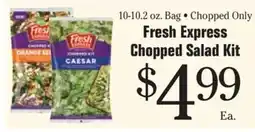 Morton Williams Fresh Express Chopped Salad Kit offer