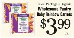 Morton Williams Wholesome Pantry Baby Rainbow Carrots offer