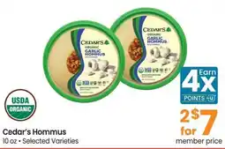 Safeway Cedar's Hommous offer