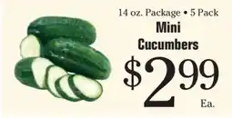 Morton Williams Mini Cucumbers offer