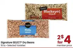 Safeway Signature SELECT Dry Beans offer