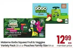 Safeway Materne GoGo Squeeze Fruit & Veggies offer