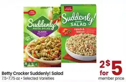 Safeway Betty Crocker Suddenly! Salad offer