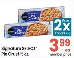 Safeway Signature SELECT Pie Crust offer