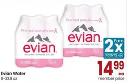Safeway Evian Water offer