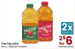 Safeway Tree Top Juice offer