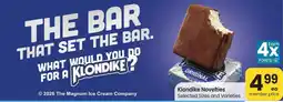 Safeway Klondike Novelties offer