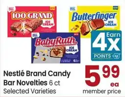 Safeway Nestlé Brand Candy Bar Novelties offer