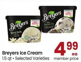 Safeway Breyers Ice Cream offer