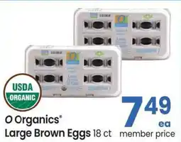 Safeway O Organics Large Brown Eggs offer