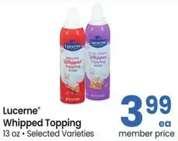 Safeway Lucerne Whipped Topping offer