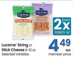 Safeway Lucerne String or Stick Cheese offer