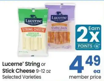 Safeway Lucerne String or Stick Cheese offer
