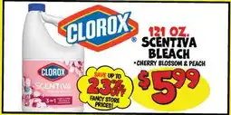 Ollie's CLOROX 121 OZ. SCENTIVA BLEACH offer