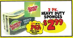 Ollie's 3 PK. HEAVY DUTY SPONGES offer