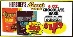 Ollie's HERSHEY'S, REESE'S 6 OZ. CHOCOLATE BARK offer