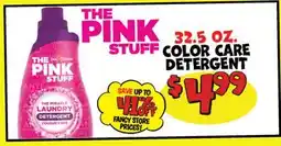 Ollie's THE PINK STUFF 32.5 OZ. COLOR CARE DETERGENT offer
