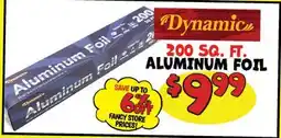 Ollie's Dynamic 200 SQ. FT. ALUMINUM FOIL offer