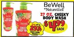 Ollie's BeWell BY Naturewell CHEEKY BODY WASH offer