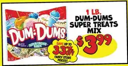 Ollie's 1 LB. DUM-DUMS SUPER TREATS MIX offer