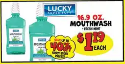 Ollie's LUCKY SUPER SOFT Mouthwash offer