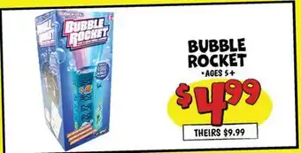 Ollie's BUBBLE ROCKET offer