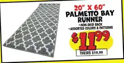 Ollie's 20 X 60 PALMETTO BAY RUNNER offer