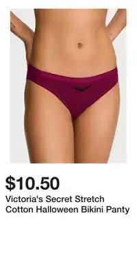 Victoria's Secret Victoria's Secret Stretch Cotton Halloween Bikini Panty offer