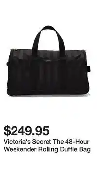 Victoria's Secret Victoria's Secret The 48-Hour Weekender Rolling Duffle Bag offer