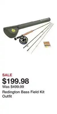 Cabela's Redington Bass Field Kit Outfit offer
