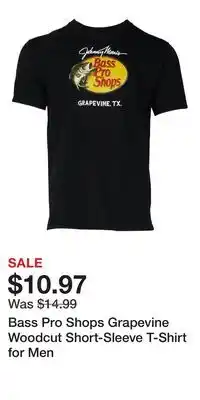 Cabela's Bass Pro Shops Grapevine Woodcut Short-Sleeve T-Shirt for Men offer