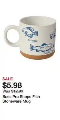 Cabela's Bass Pro Shops Fish Stoneware Mug offer