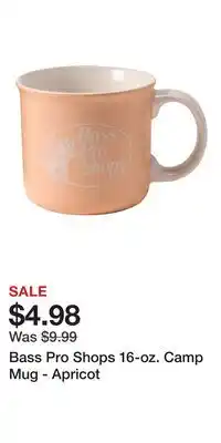 Cabela's Bass Pro Shops 16-oz. Camp Mug - Apricot offer