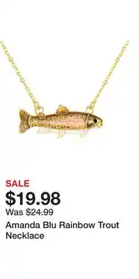 Cabela's Amanda Blu Rainbow Trout Necklace offer